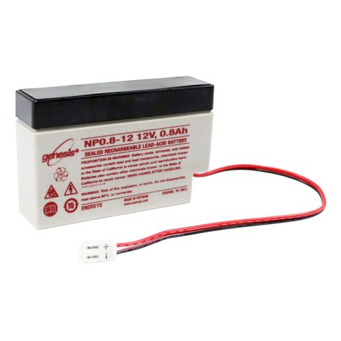 Genesis - 12V 0,8Ah - zárt savas akkumulátor NP0.8-12