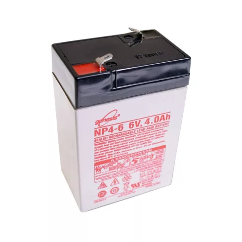 Genesis - 6V 4Ah - zárt savas akkumulátor NP4-6
