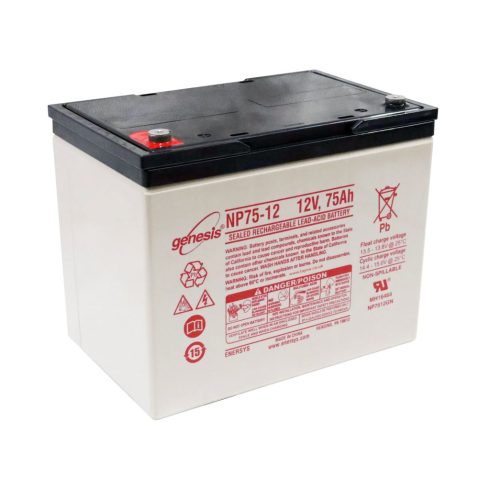 Genesis - 12V 75Ah - zárt savas akkumulátor NP75-12