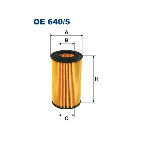 Filtron Olajszűrő C200CDI, C220CDI (W202), E200CDI, E220CDI (W210) 7/98- OE 640/5
