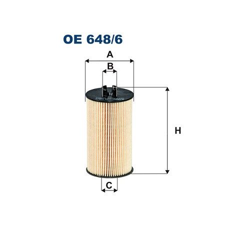 Filtron Olajszűrő ASTRA H / D CORSA / VECTRA C / ZAFIRA II 1,6-1,8 16V 9/05- OE 648/6