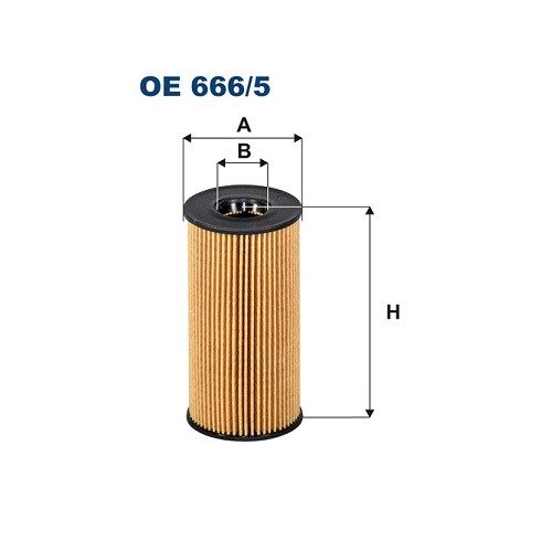 Filtron Olajszűrő NISSAN INTERSTAR 1.6D-2.5D 01.06- OE 666/5