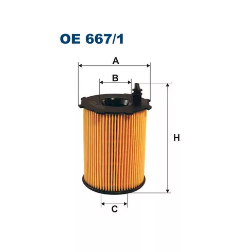 Filtron Olajszűrő PEUGEOT / CITROEN / FORD 1,4 HDI/16V 9/01- OE 667/1