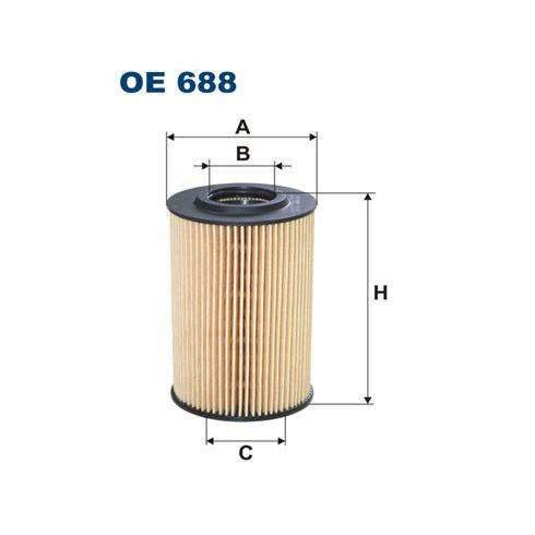 Filtron Olajszűrő IBIZA IV, IBIZA IV SC 1.4/1.6D/2.0D 05.03- OE 688