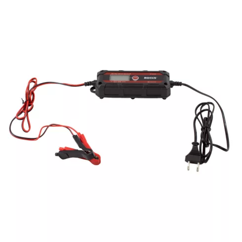Rooks Automata Smart 6V 12V - 4A - 120 AH, LCD akkumulátor töltő OK-03.0020