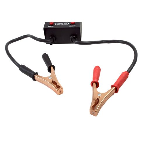 Rooks Ellenőrző készülék, akkumulátor + terhelő villa 12V 10A OK-03.0024