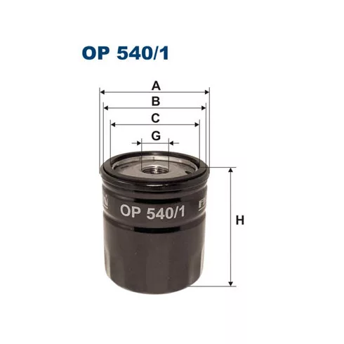 Filtron Olajszűrő Citroen Minden modell 7/94- OP 540/1