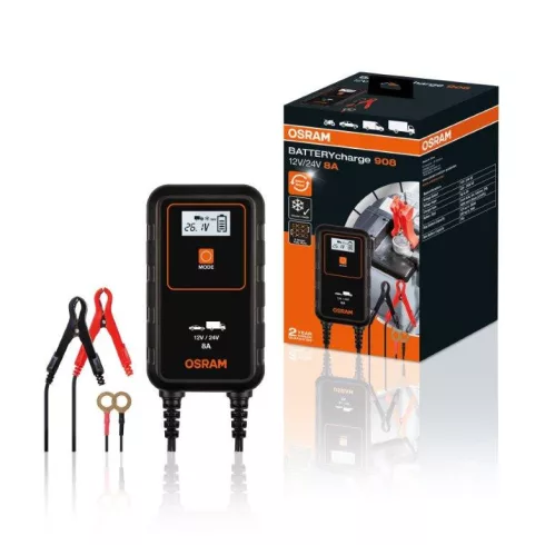 Osram EBCS908 akkumulátor-töltő 12V/24V 8A OEBCS908