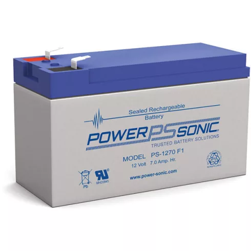 PowerSonic - 12 V 7 Ah - zárt savas akkumulátor PS-1270F1
