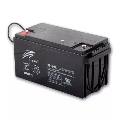 Ritar 12V 65Ah - zárt savas akkumulátor RA12-65
