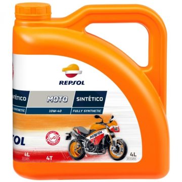   Repsol MOTO SINTETICO 4T 10W40 4L motorkerékpár motorolaj RP163N54