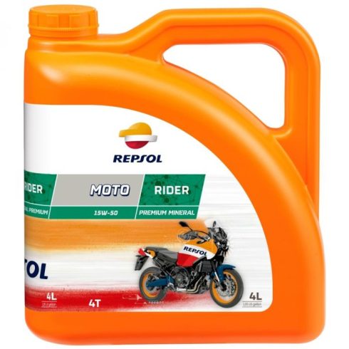 Repsol MOTO RIDER 4T 15W50 4L motorkerékpár motorolaj