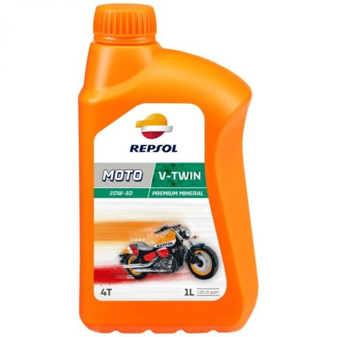 Repsol MOTO V-TWIN 4T 20W50 1L motorkerékpár motorolaj