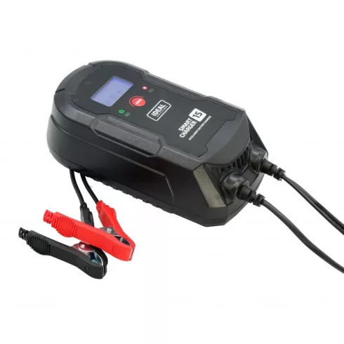 Ideal SMART CHARGER 15 LCD automata akkumulátor töltő 12V-24V 15A SMART15LCD
