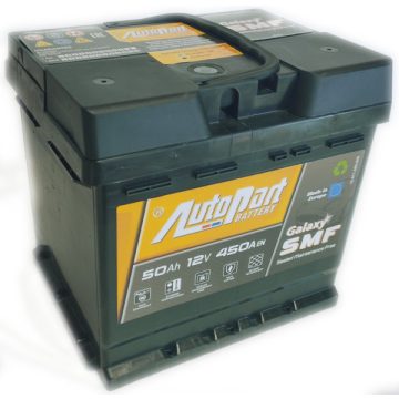   AutoPart GALAXY SMF 12 V 50 Ah 480 A  Jobb+ autó akkumulátor SMF110500