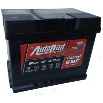   AutoPart Galaxy SMF 12V 55Ah 410A Bal+ autó akkumulátor SMF12055B