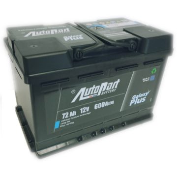   AutoPart GALAXY PLUS 12 V 72 Ah 600 A Jobb+ autó akkumulátor SP00072