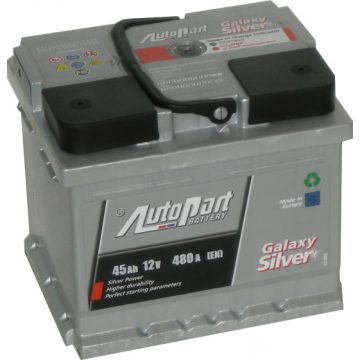   AutoPart Galaxy Silver SP10045 12V 45Ah 480A Jobb+ autó akkumulátor