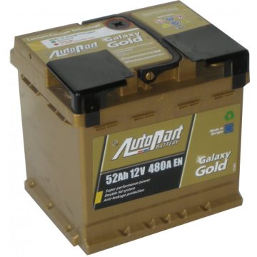   AutoPart Galaxy Gold SP20052 12V 52Ah 480A Jobb+ autó akkumulátor
