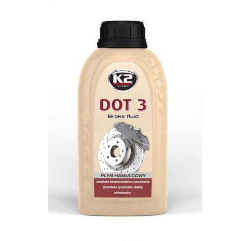 K2 DOT3 fékolaj 250ml T123