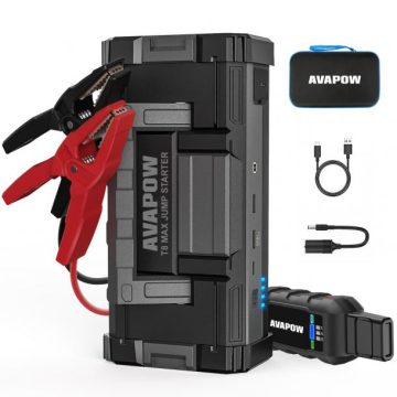   Avapow T8 MAX - Indításrásegítő és Powerbank 24000 mAh T8 MAX