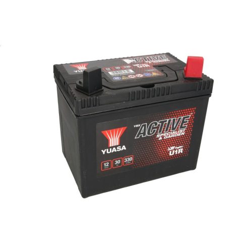 YUASA 12V 30Ah 330A Fűnyíró és motorkerékpár indító akkumulátor Jobb+ U1R