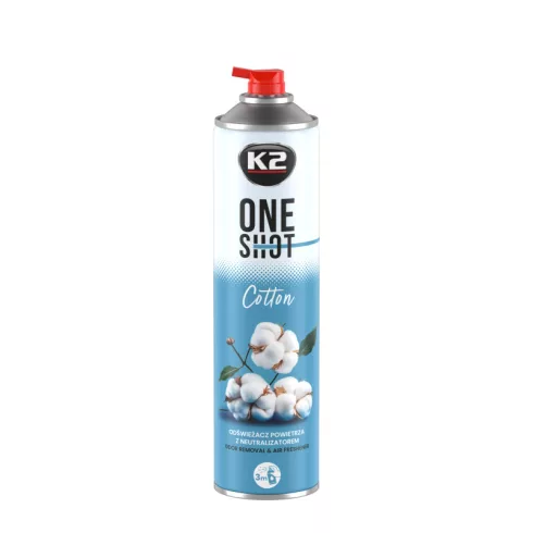 K2 ONE SHOT COTTON Szageltávolító és légfrissítő 600ml V231