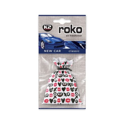 K2 ROKO KISS NEW CAR illatú autóillatosító 25g V812K