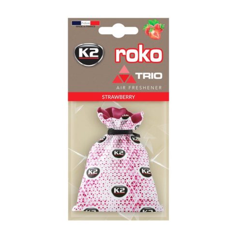 K2 ROKO TRIO STRAWBERRY autóillatosító 25g V820T