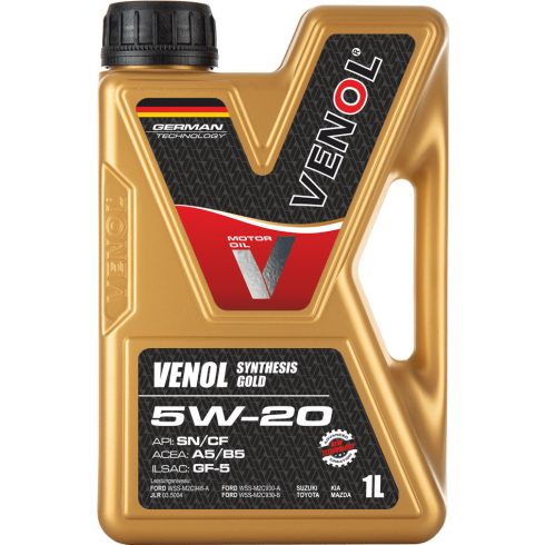 VENOL SYNTHESIS GOLD SN CF 5W20 1L motorolaj