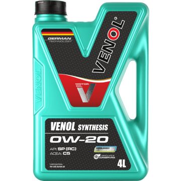 VENOL SYNTHESIS 0W20 SP (RC) C5 VW 508/509 4L motorolaj