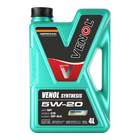 VENOL SYNTHESIS 5W20 SP C5 GF-6A 4L motorolaj