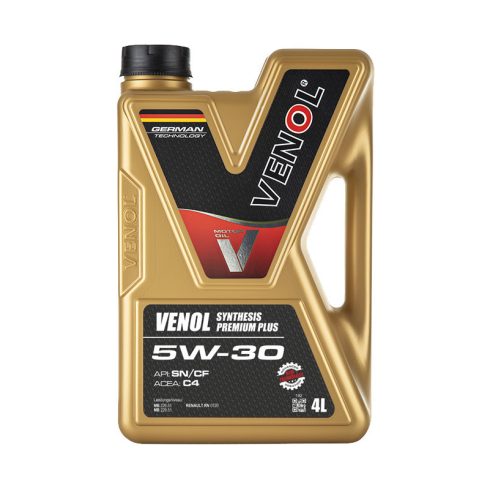 VENOL SYNTHESIS PREMIUM PLUS SN CF 5W30 C4 4L motorolaj