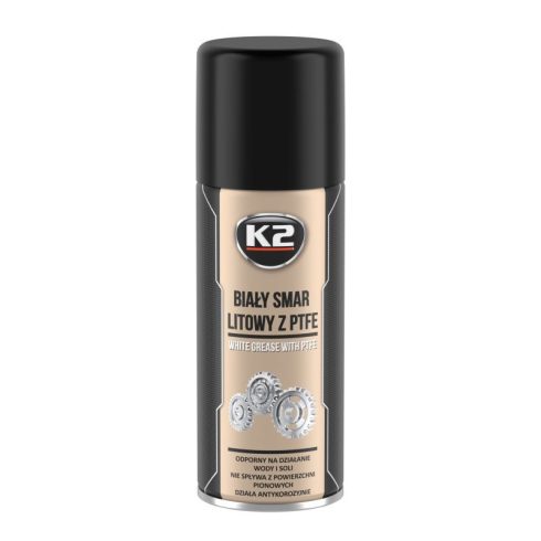 K2 WHITE GREASE PTFE fehér zsír spray 400ml W121