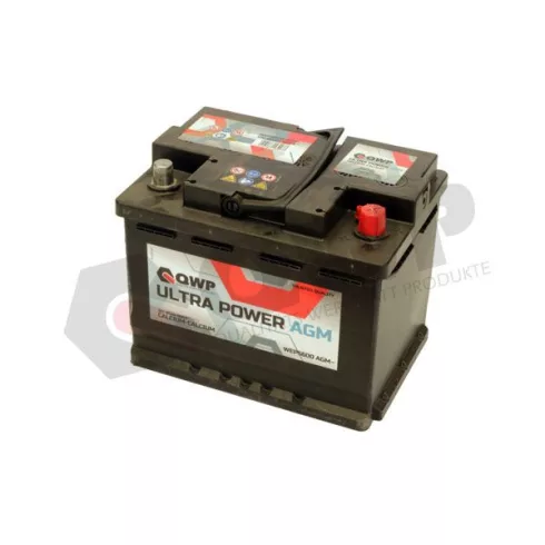 QWP Ultra Power AGM Start-Stop 12V 60Ah 660A Jobb+ autó akkumulátor WEP5600AGM