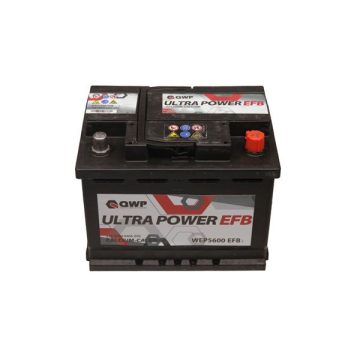   QWP Ultra Power EFB Start-Stop 12V 60Ah 640A Jobb+ autó akkumulátor WEP5600EFB