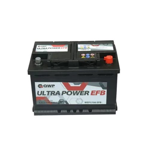 QWP Ultra Power EFB Start-Stop 12V 70Ah 760A Jobb+ autó akkumulátor WEP5700EFB