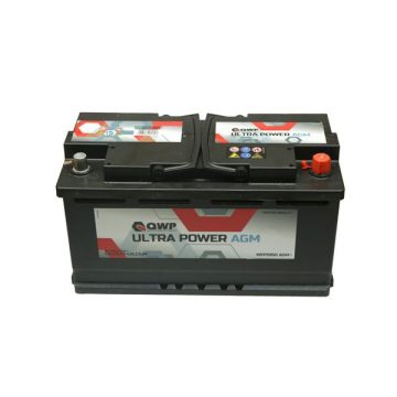 QWP Ultra Power AGM 12V 95Ah 810A jobb+ autó akkumulátor
