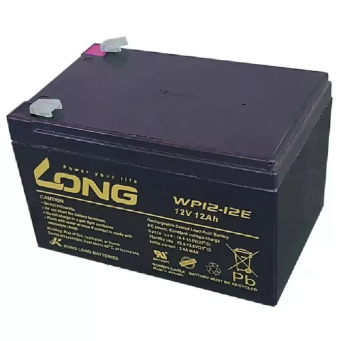 Kung Long DC HME 12Ah Bal+ Akkumulátor WP12-12E