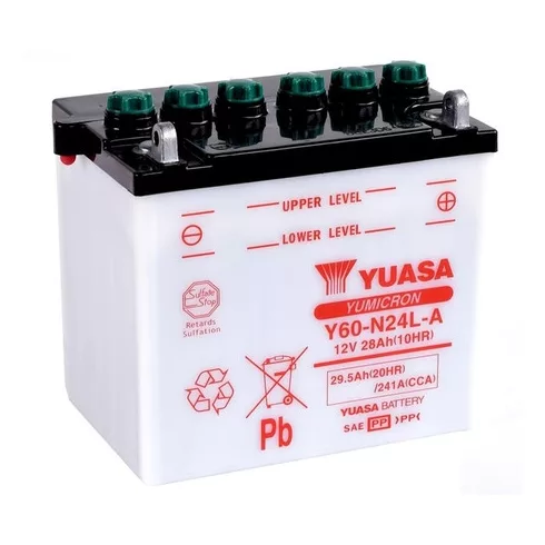 YUASA 12V 30Ah 241A Indító akkumulátor Jobb+ Y60-N24L-A