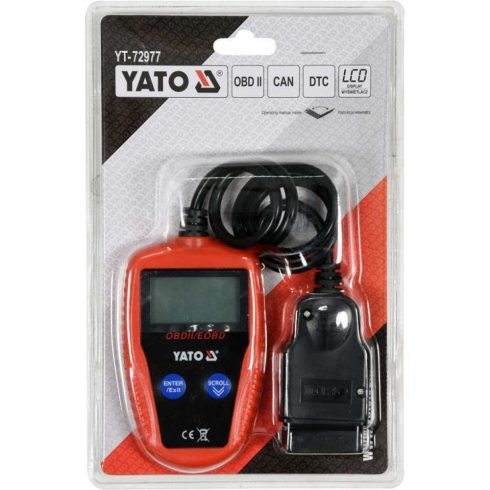 YATO TESZTER DIAGNOSZTIKAI INTERFÉSZ OBD EOBD YATYT-72977
