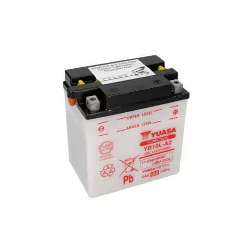 Yuasa akkumulátor 12V 12Ah 160A indító akkumulátor Jobb+ YB10L-A2