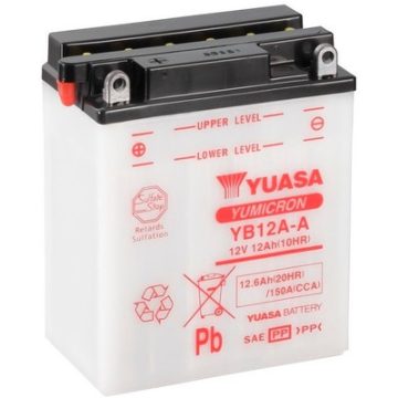 Yuasa 12V 12Ah 150A Indító akkumulátor YB12A-A