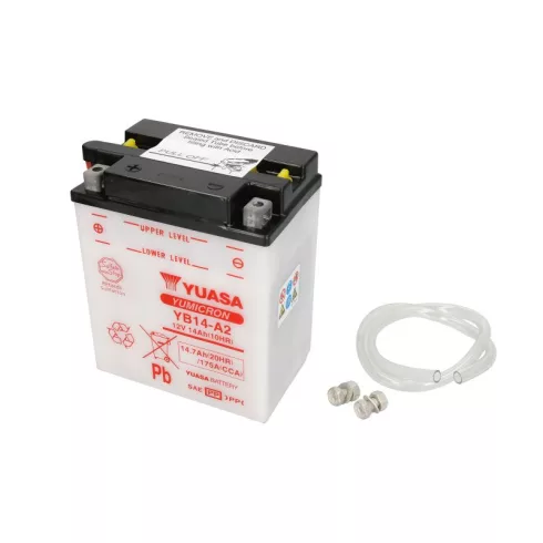 Yuasa 12V 15Ah 175A indító akkumulátor Bal+ YB14-A2