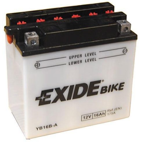 Exide 12V 16Ah motor akkumulátor Bal+ YB16BA