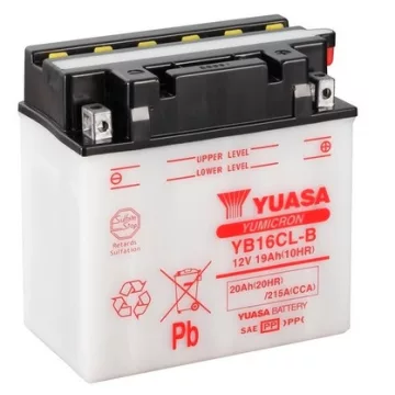 Yuasa 12V 20Ah 240A Indító akkumulátor Jobb+ YB16CL-B