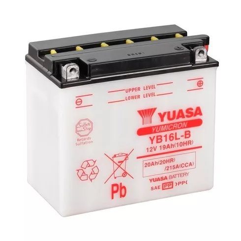 YUASA 12V 20Ah 215A Indító akkumulátor Jobb+ YB16L-B