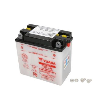 YUASA 12V 8Ah 75A Indító akkumulátor Jobb+ YB7L-B