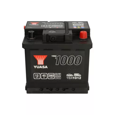 YUASA 12V 45Ah/380A indító akkumulátor Jobb+ YBX1012