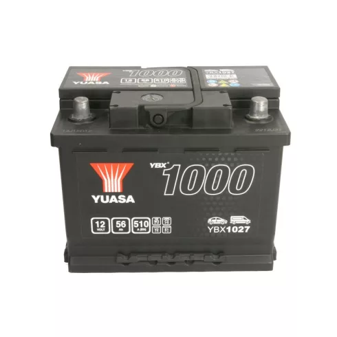 YUASA 12V 56Ah/510A Indító akkumulátor Jobb+ YBX1027